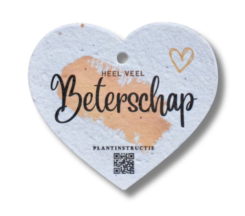 Bloeikaartje ”Beterschap” (10 stuks)