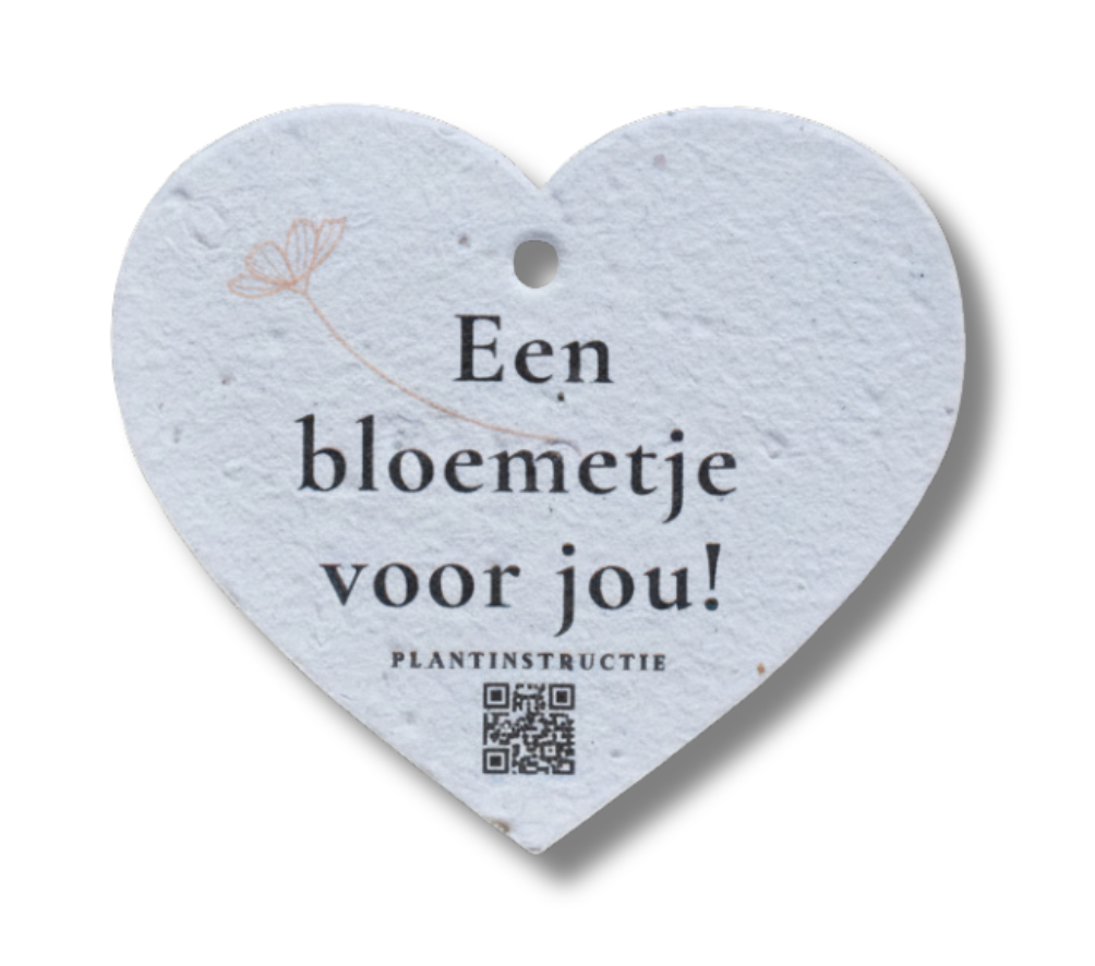 Bloeikaartje ”Een bloemetje voor jou” (10 stuks)