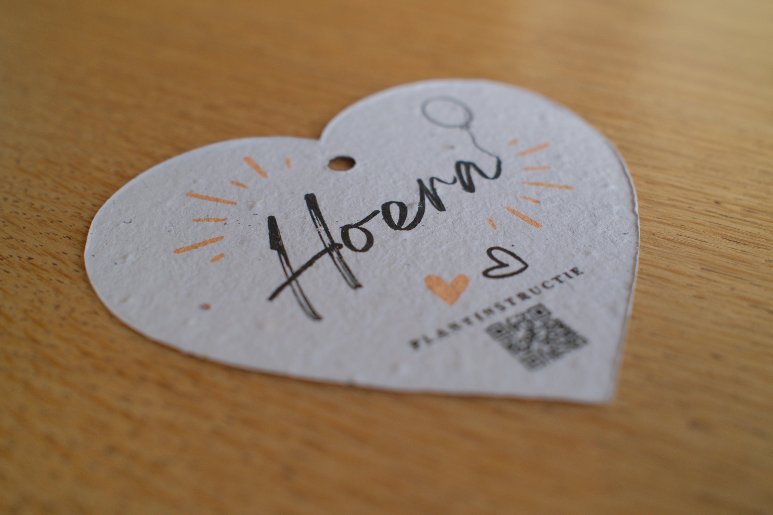 Bloeikaartje ”Hoera” (10 stuks)