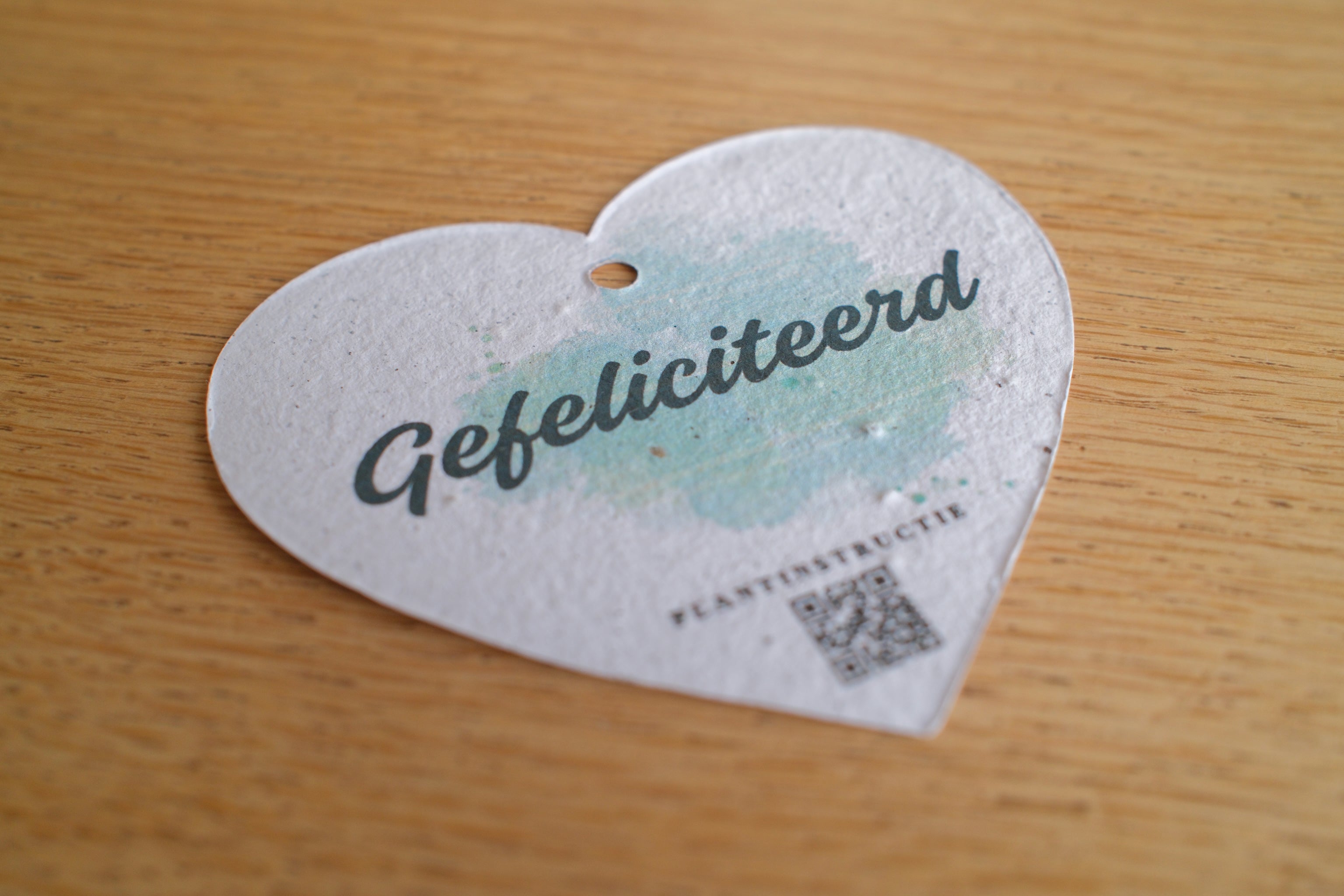 Bloeikaartje ”Gefeliciteerd” (10 stuks)