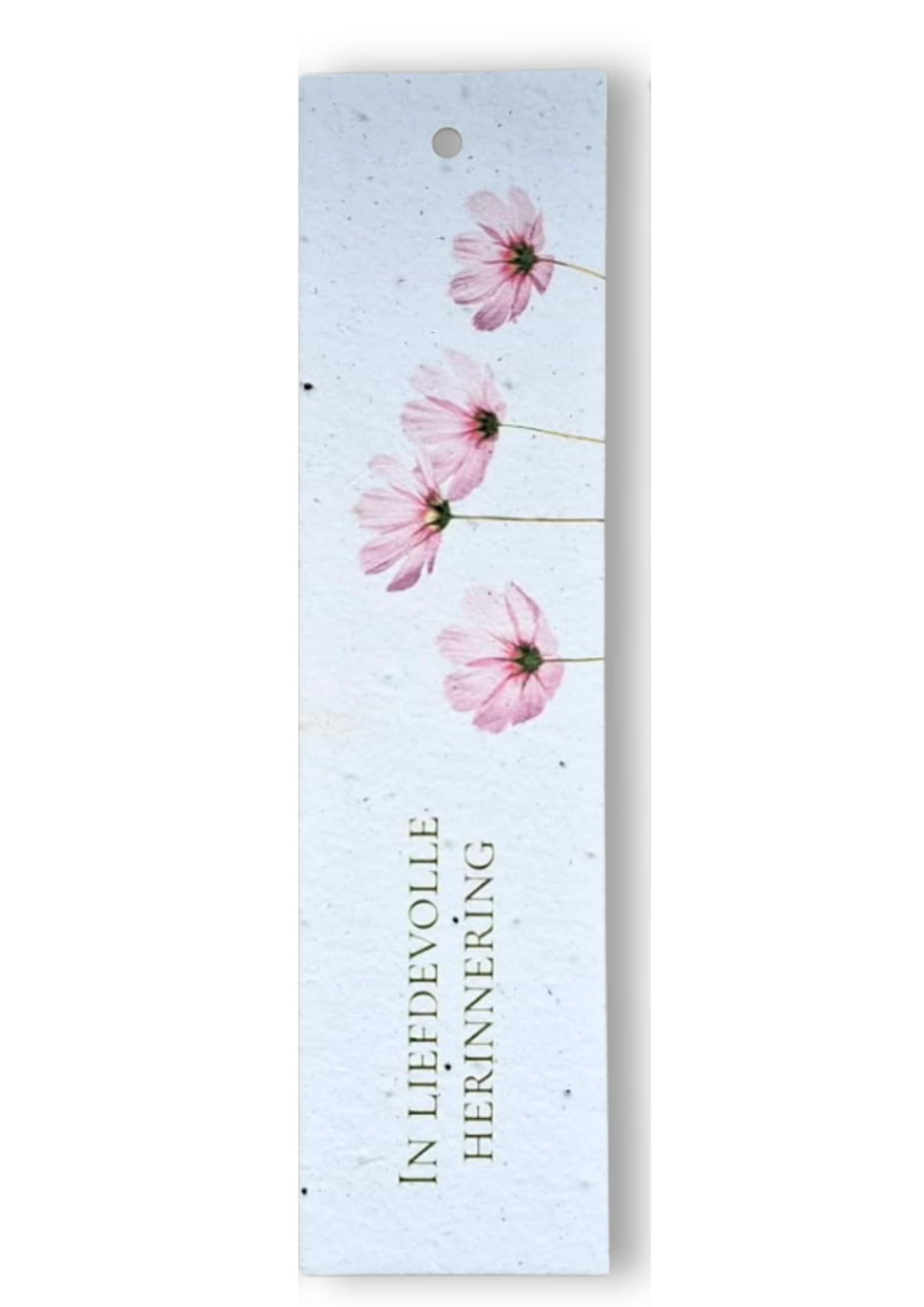 Bloeikaart Rouw - In liefdevolle herinnering (5 stuks, 5,5 x 21 cm)
