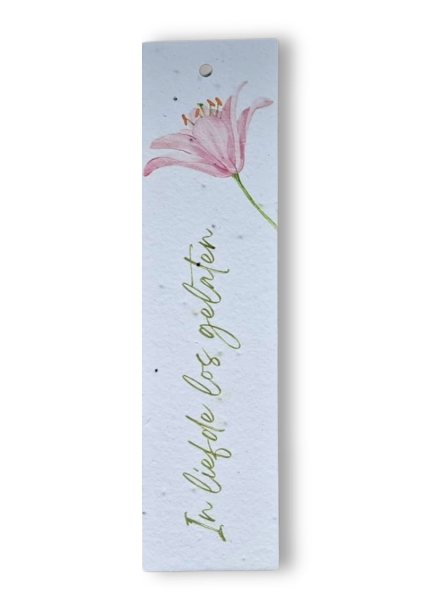 Bloeikaart Rouw - In liefde los gelaten (5 stuks, 5,5 x 21 cm)